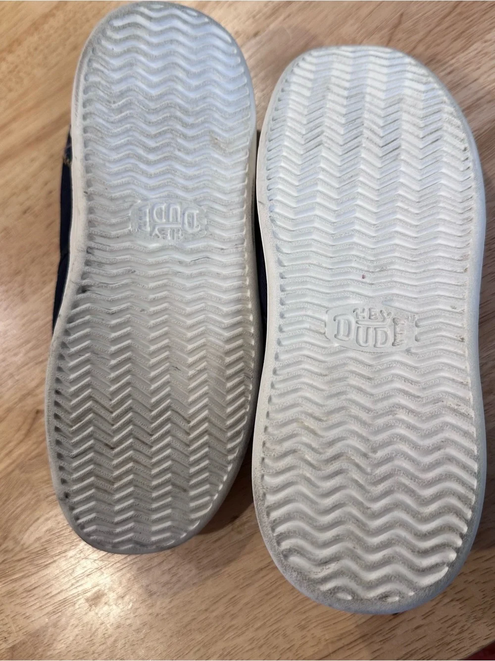 Hey Dude Conway Desert Youth Navy Canvas Slip-Ons 3